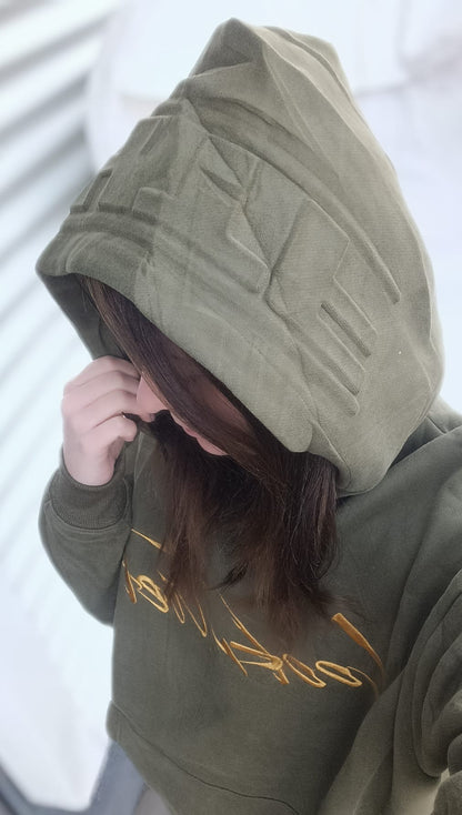 Hoodie Olivgrün